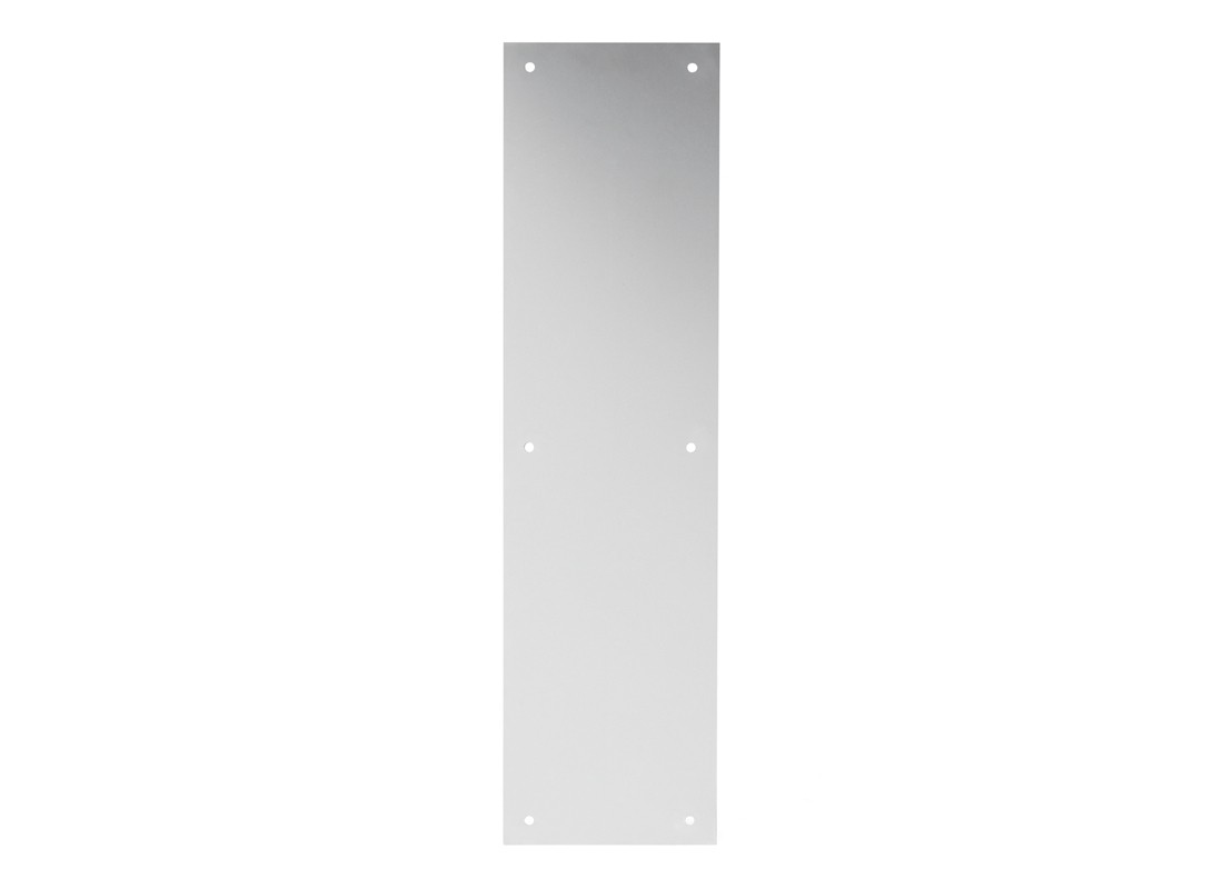 FHC PP416SA Push Plate 4" x 16" - Satin Anodized