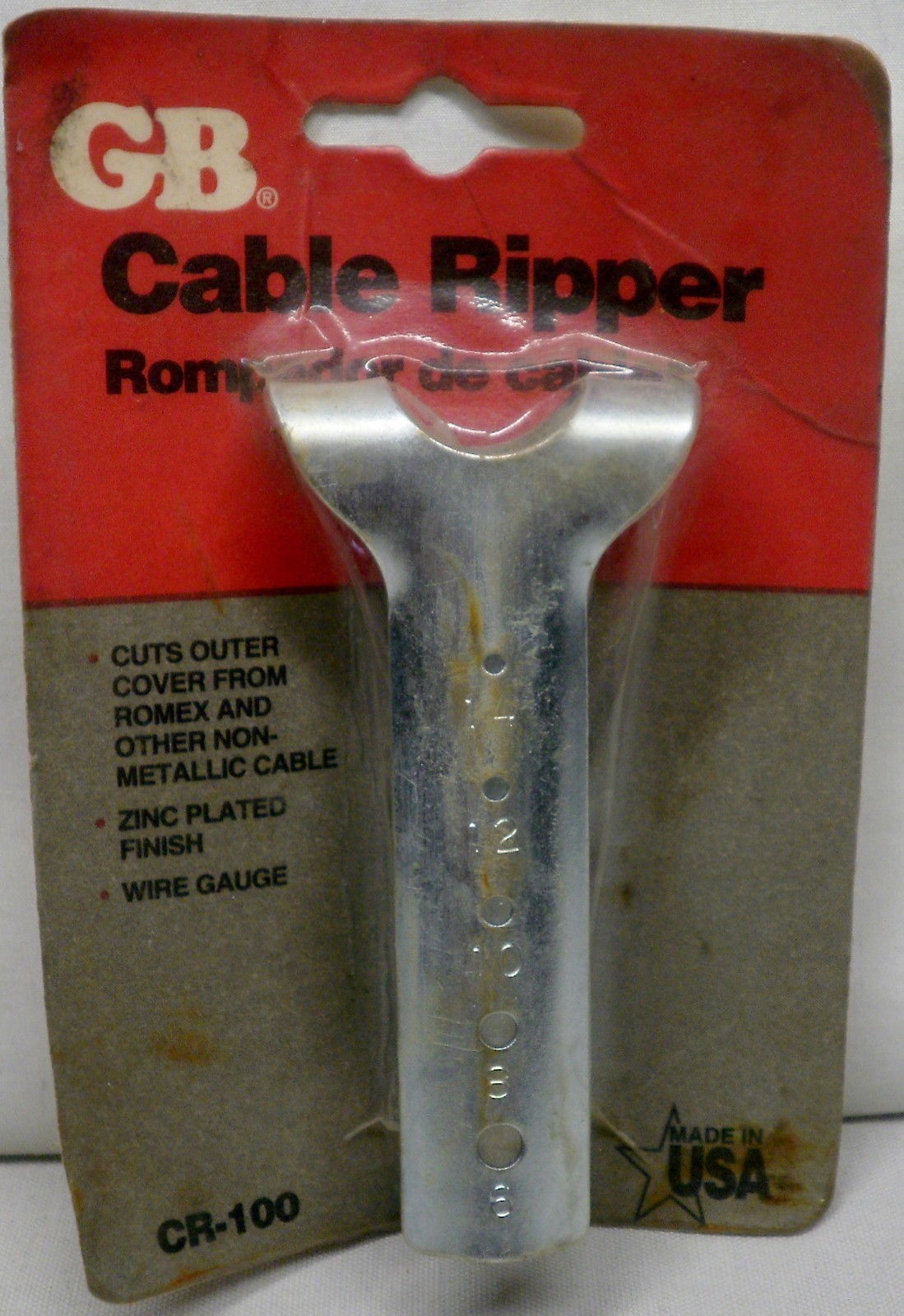 GB Cable Ripper CR-100 Made in USA