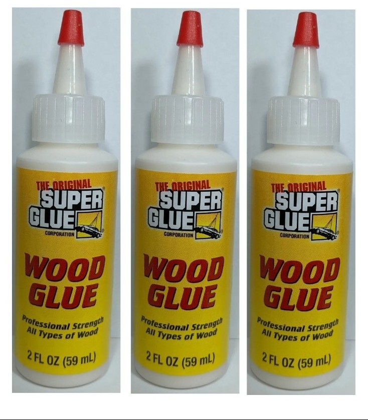 Super Glue Wood Glue 2 fl oz ( 3 Bottles )