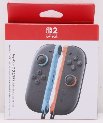 Authentic Nintendo Switch 2 Joy-Con L/R - Light Blue/Light Red Factory Sealed!