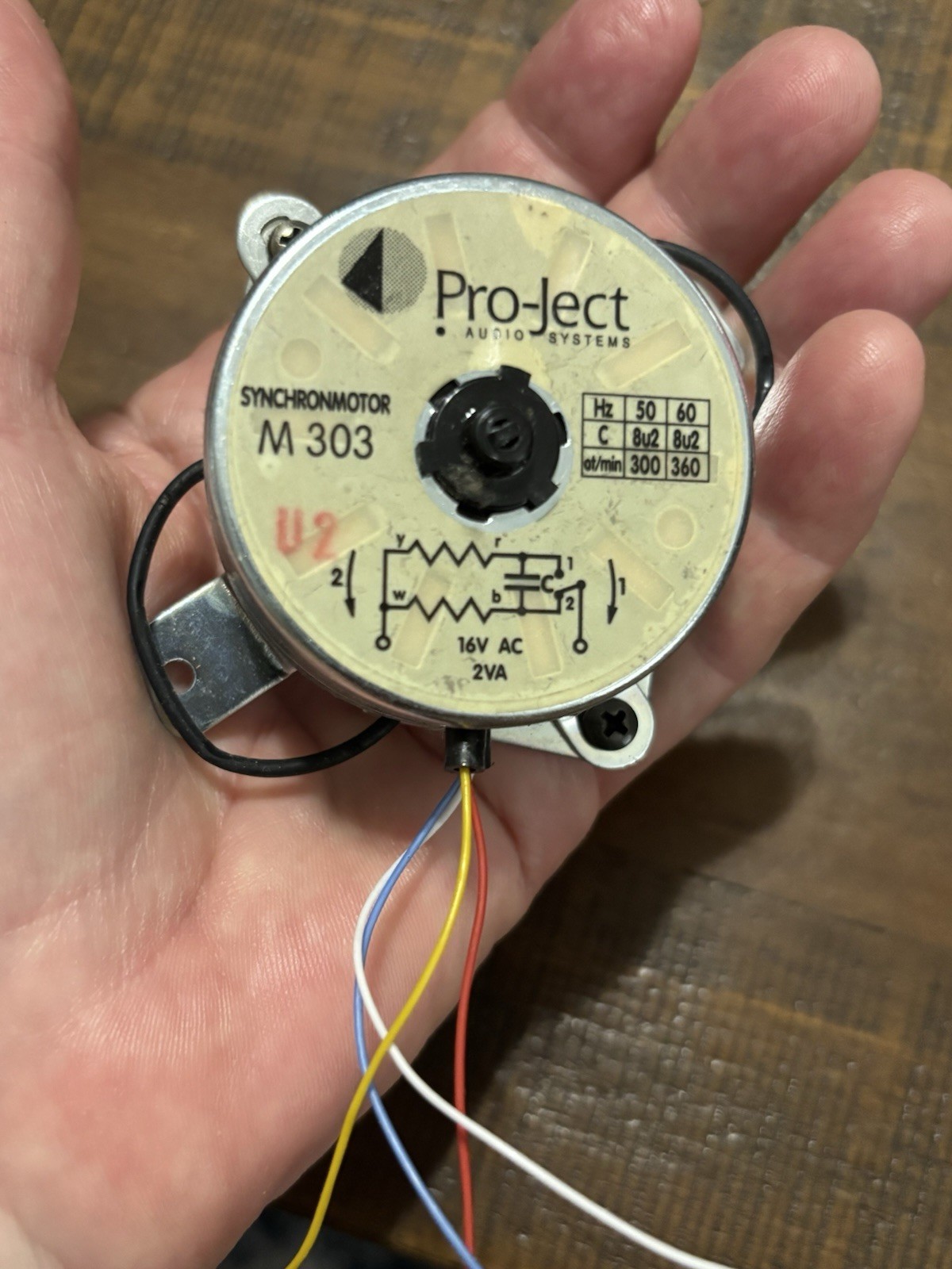 Pro-Ject M 303 Synchronmotor Motor for Pro-Ject Audio Systems