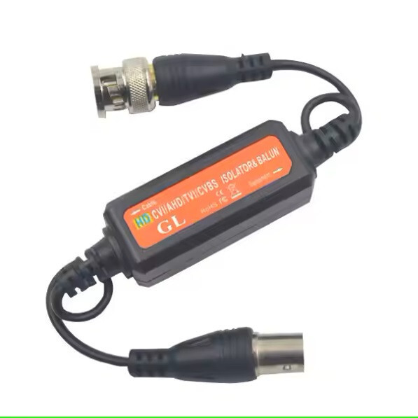 CCTV Camera BNC Video Balun Ground Loop Isolator Built In Video Balun