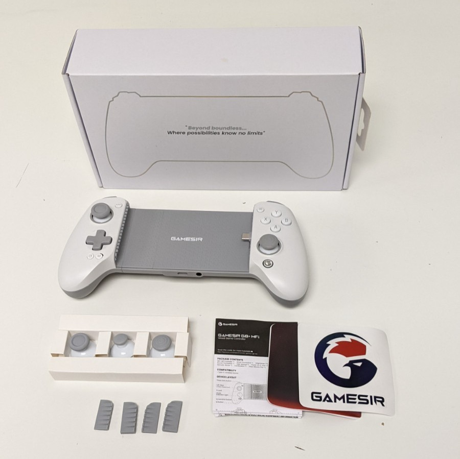 GameSir G8+ Galileo MFi Mobile Gaming Controller for iPhone USB-C Gray