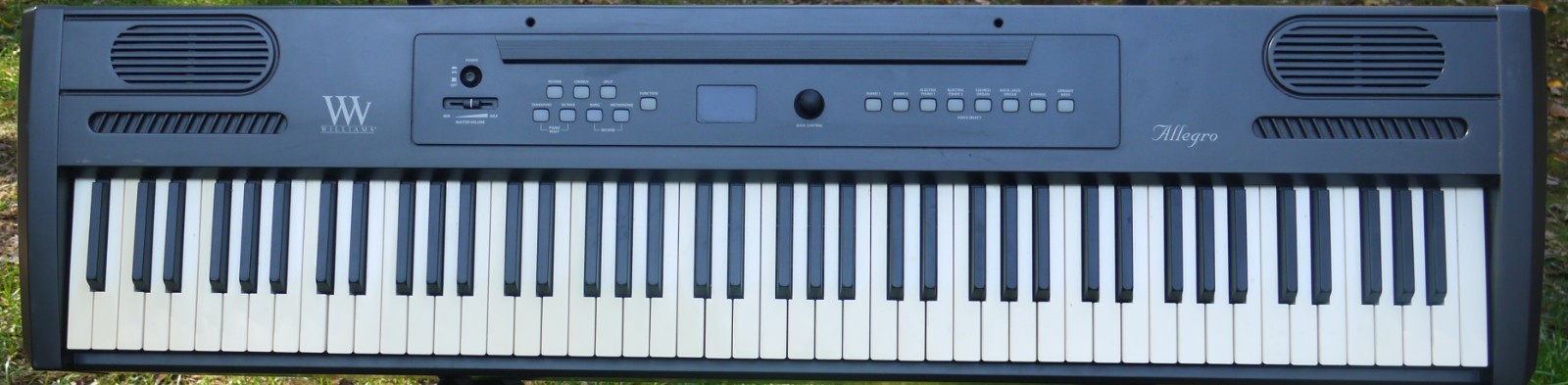 Williams Allegro 1 88-key Digital Keyboard 64 Note Poly 8 Voices w/Adapter RARE