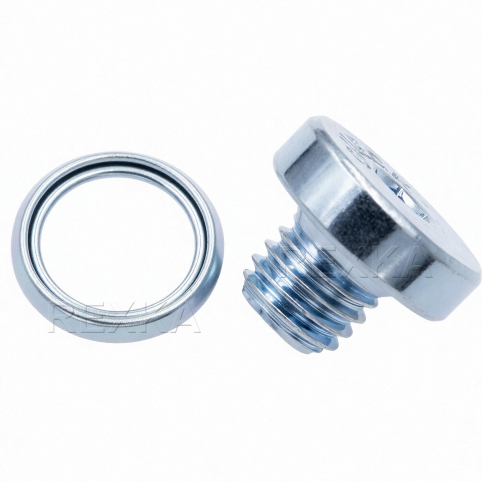 Rexka 2 Sets ATM Transmission Pan Drain Plug with Gasket for Toyota Lexus...