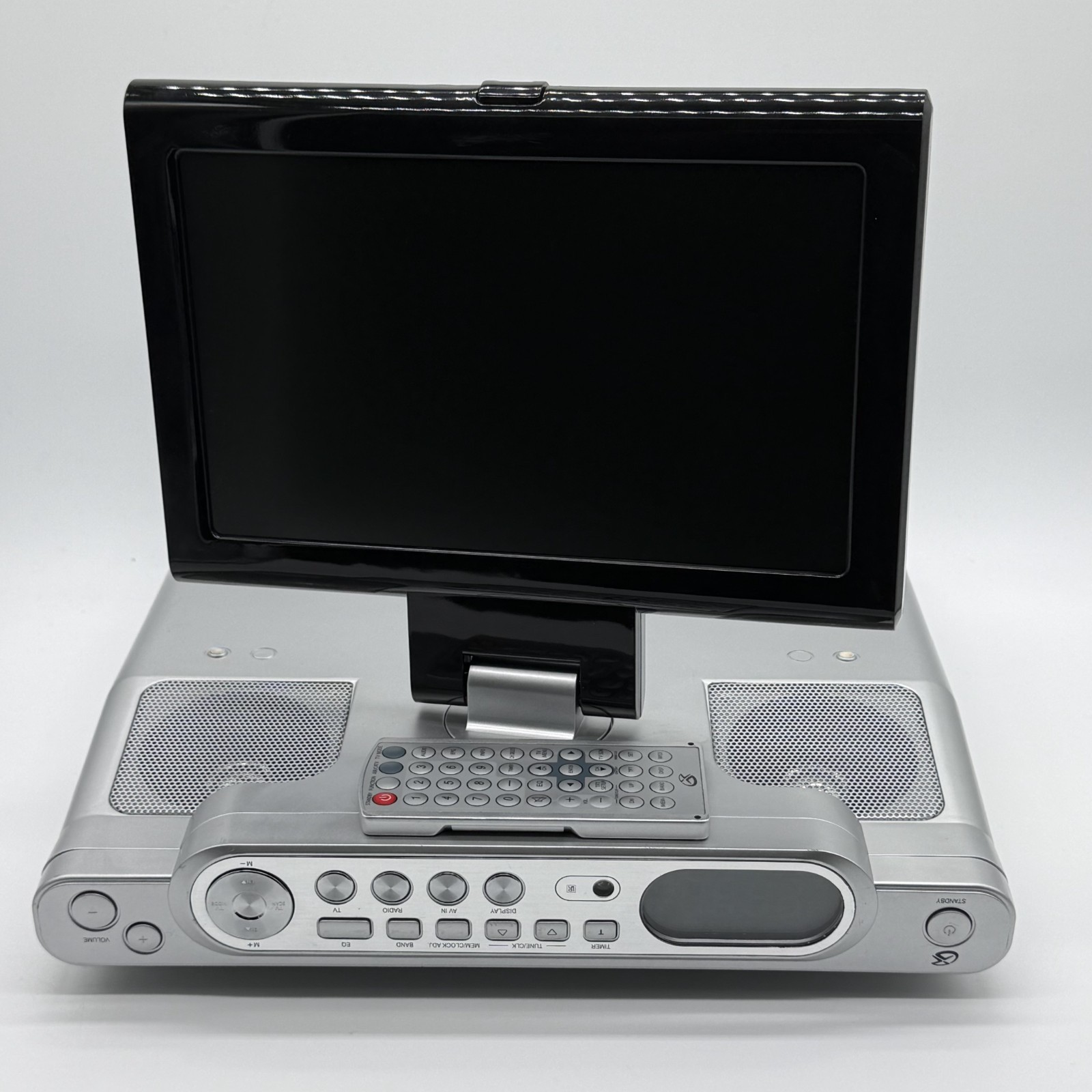 GPX Under Cabinet AM/FM Radio Clock RV Camper 8" LCD TV Model KL858S w/ Remote