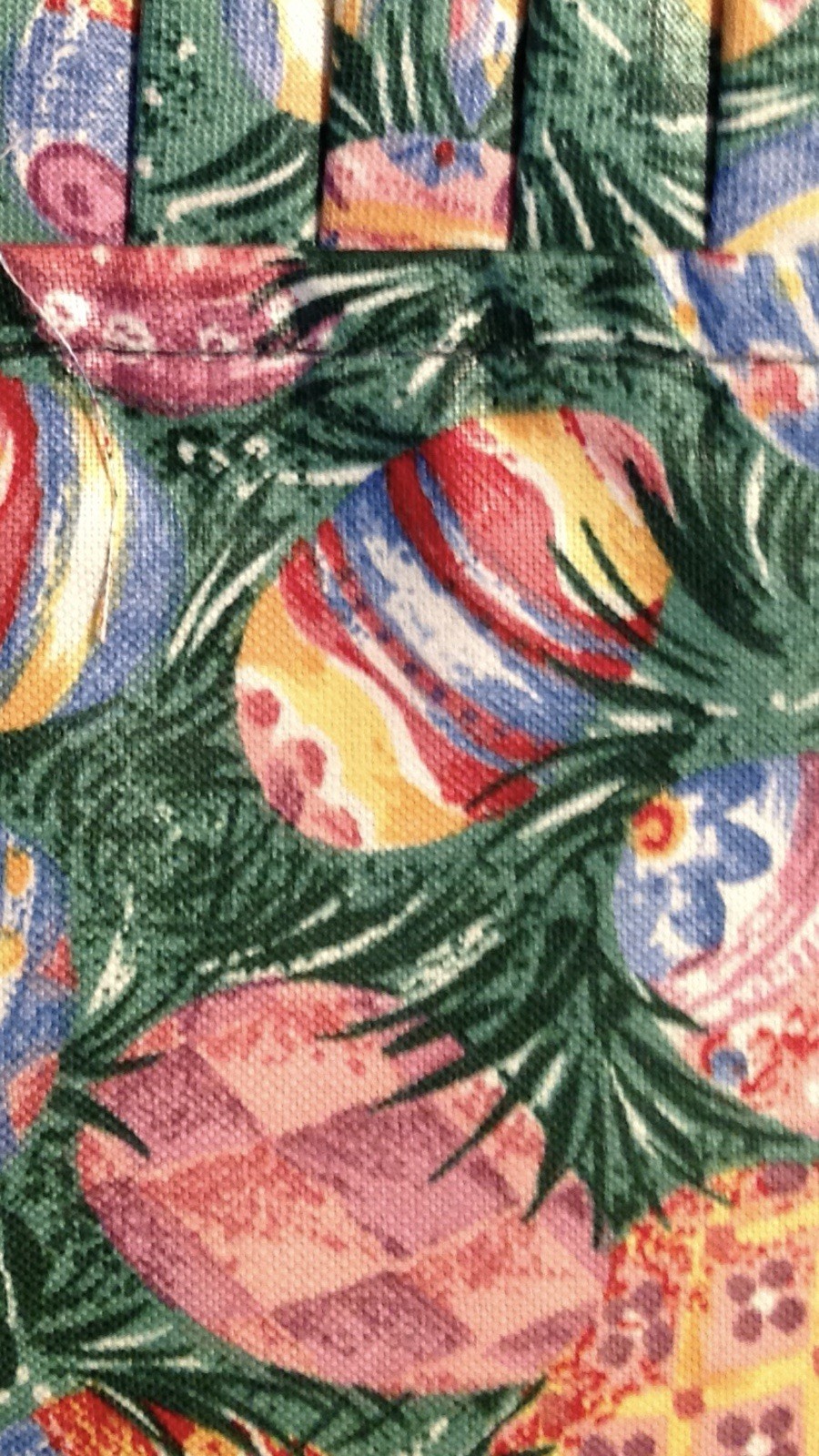 Longaberger Set of 2 Fabric Placemats - Easter Egg