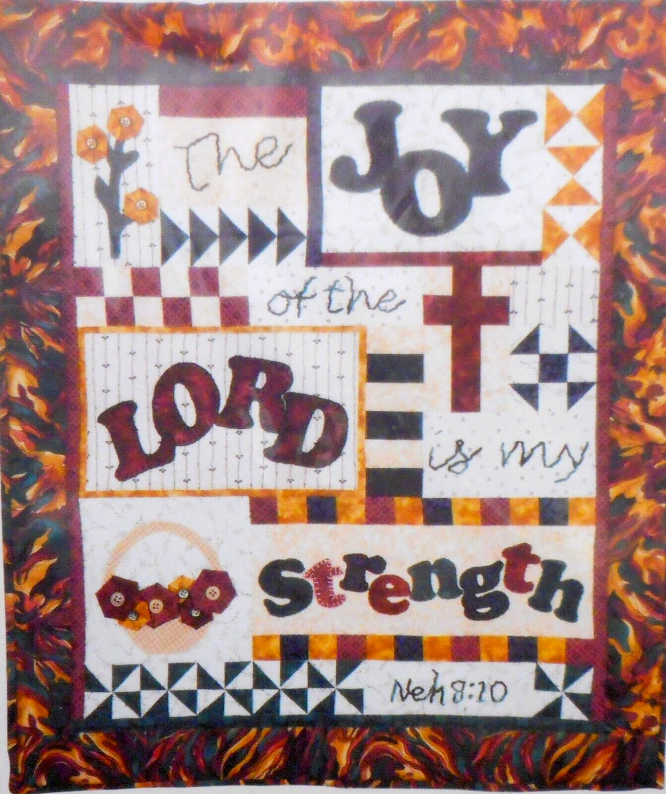 Kathleen Parman Quilt Pattern-The Joy of The Lord is My Strength-Bright Ideas-98