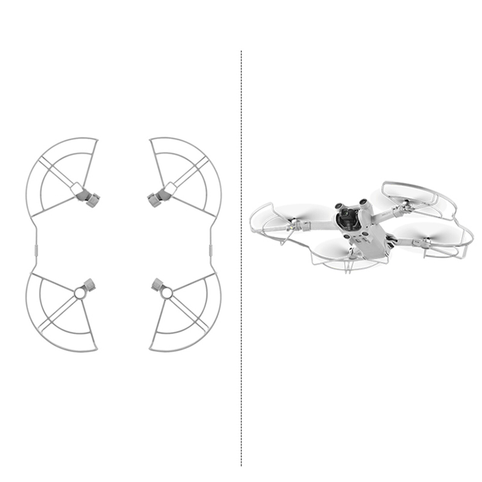 1 Set Propeller Guard Drone Accessories for DJI Mini 3/3 Pro Drone