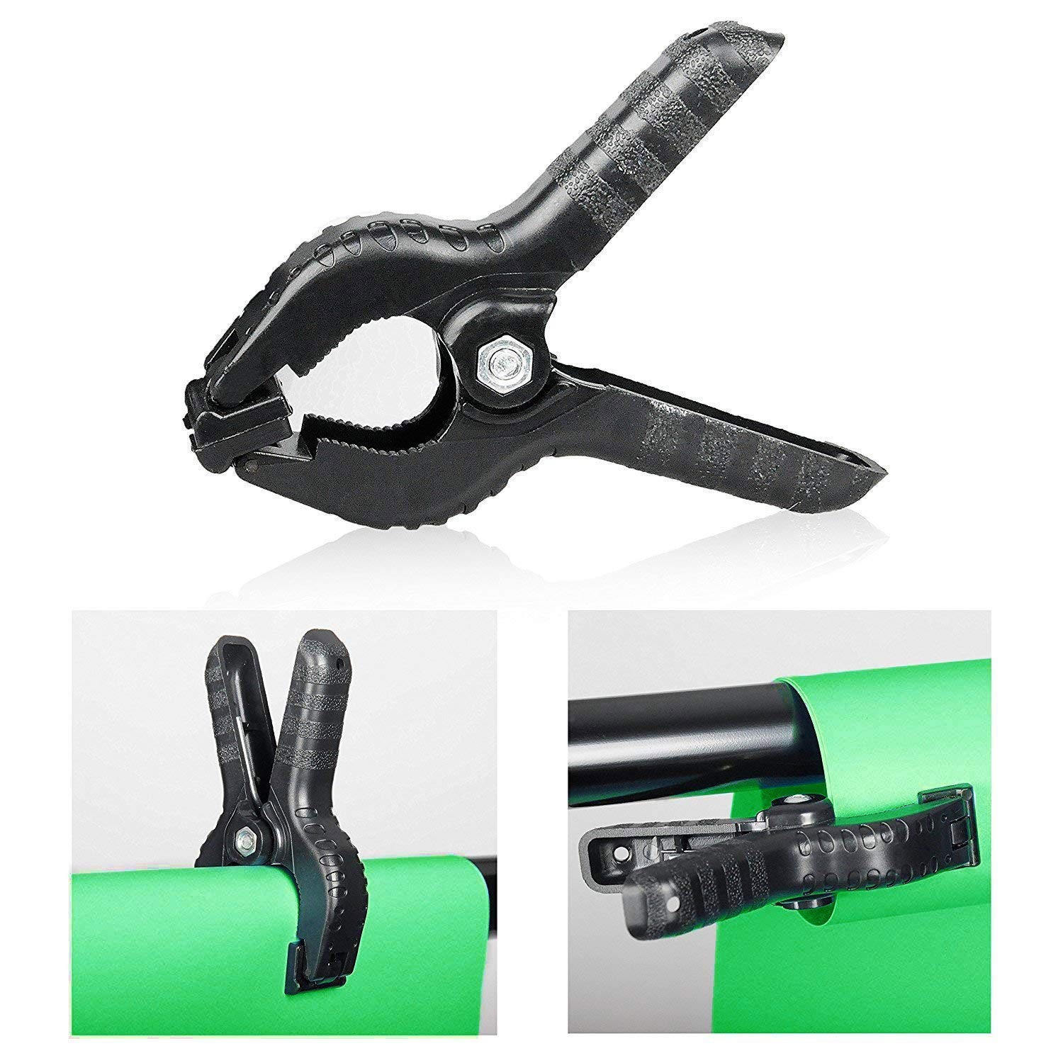 Photography Background Stand Support System with Muslin Backdrop Green