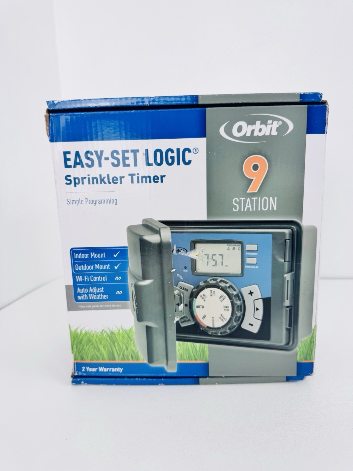 Orbit 27999 9-Station Indoor/Outdoor Irrigation Timer Sprinkler Controller NEW