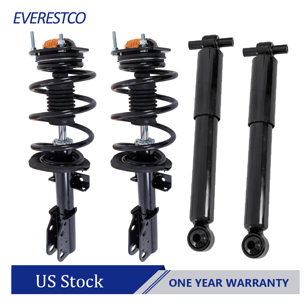 4PCS Shocks Absobers Struts & Coil Spring Assembly For GMC Acadia Buick Enclave