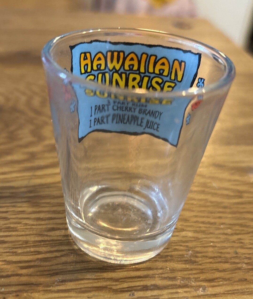 Hawaiian Sunrise Recipe Shot Glass