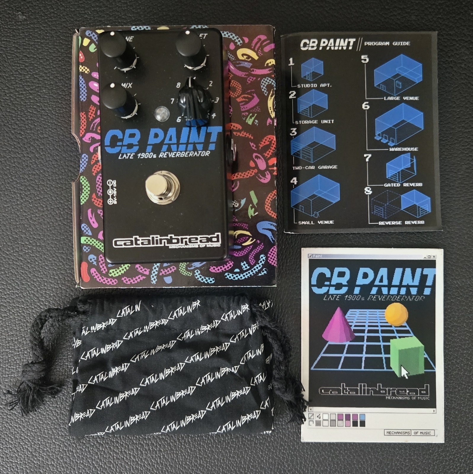 Catalinbread CB Paint '90s Digital Reverb Pedal