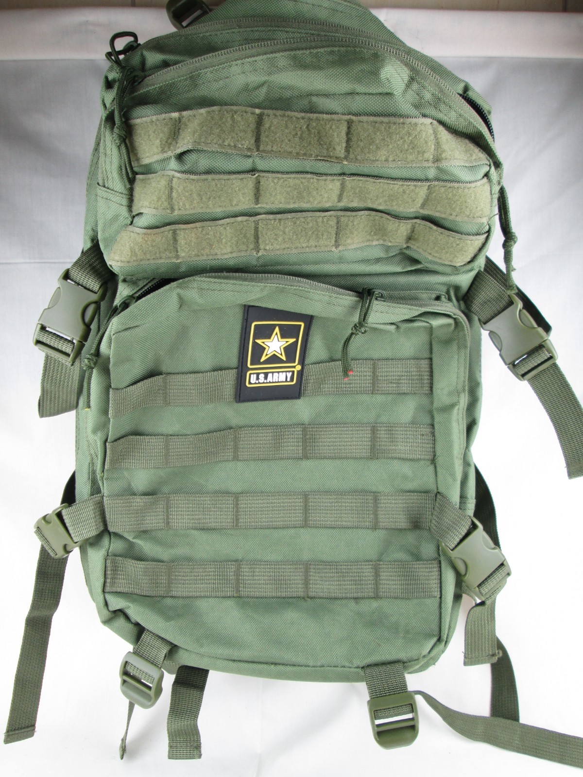 US Army Backpack 19" x12" x 9" /2 main compartments several inside pockets  PALS