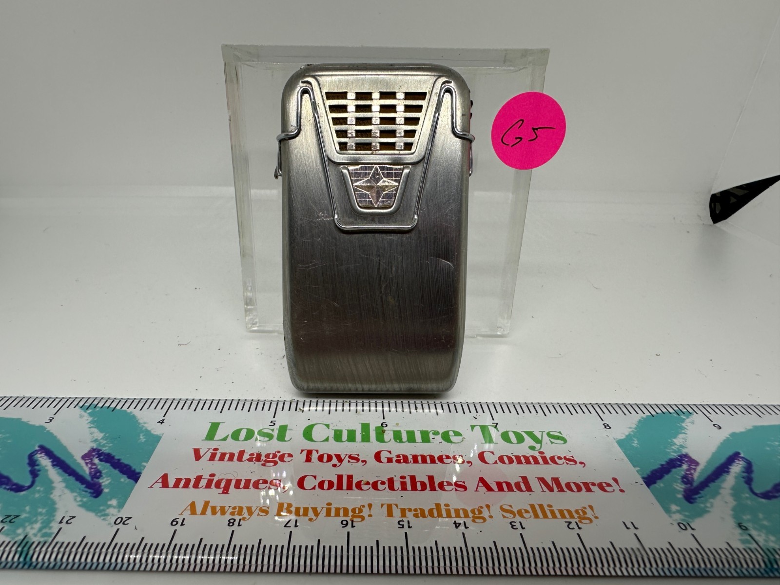 Vintage 1950s Sonotone Hearing Aid Model 200X Silver Device Only LotG5