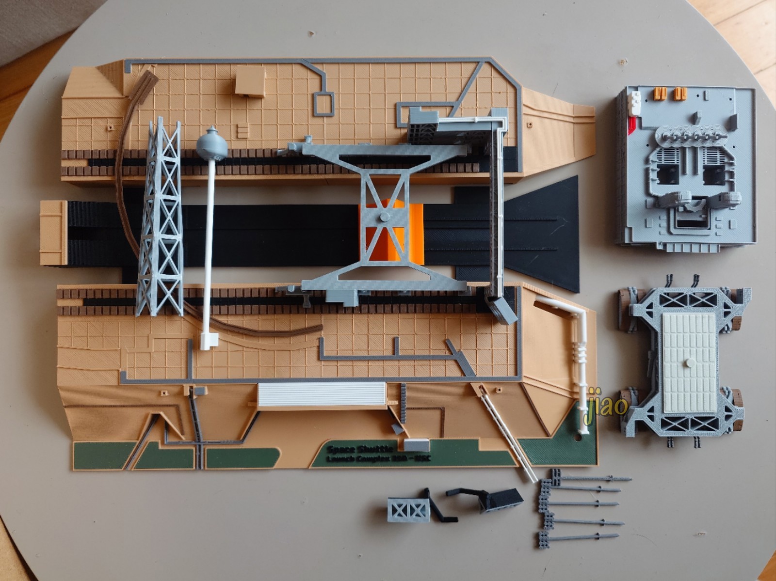 1/400 39A Space Shuttle Launch Site 3D Printed Painted Model Collection Gift