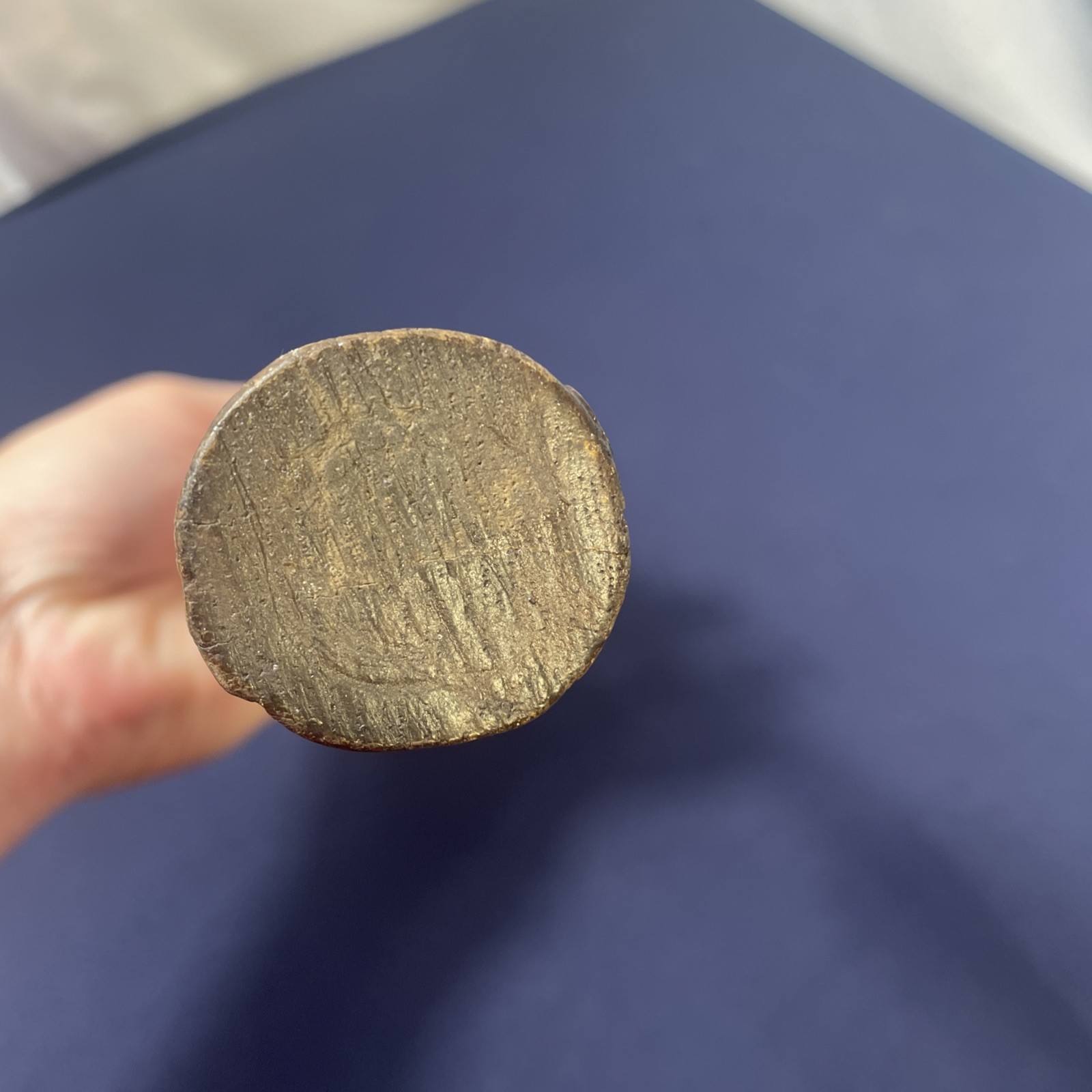 LARGE OLD ANTIQUE COPPER SOLDERING IRON