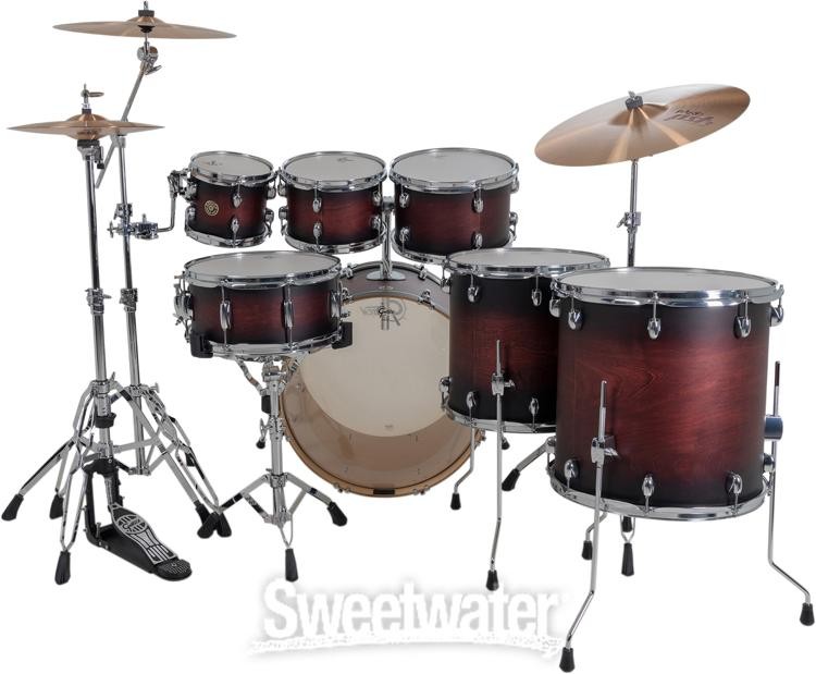 Gretsch Drums Catalina Maple 7-piece Shell Pack - Satin Deep Cherry Burst