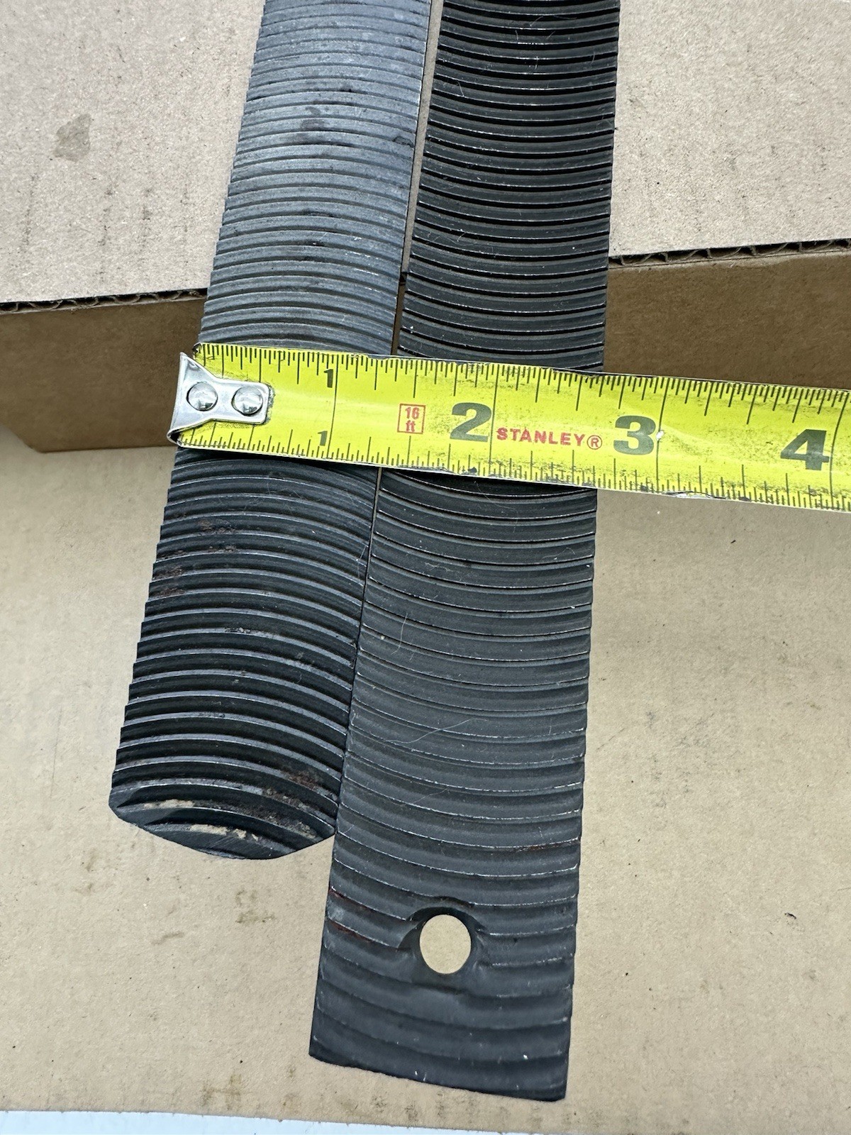 2 Auto Body File Double Hole Middle Tooth Convex File Bodywork Panel Tool 14”