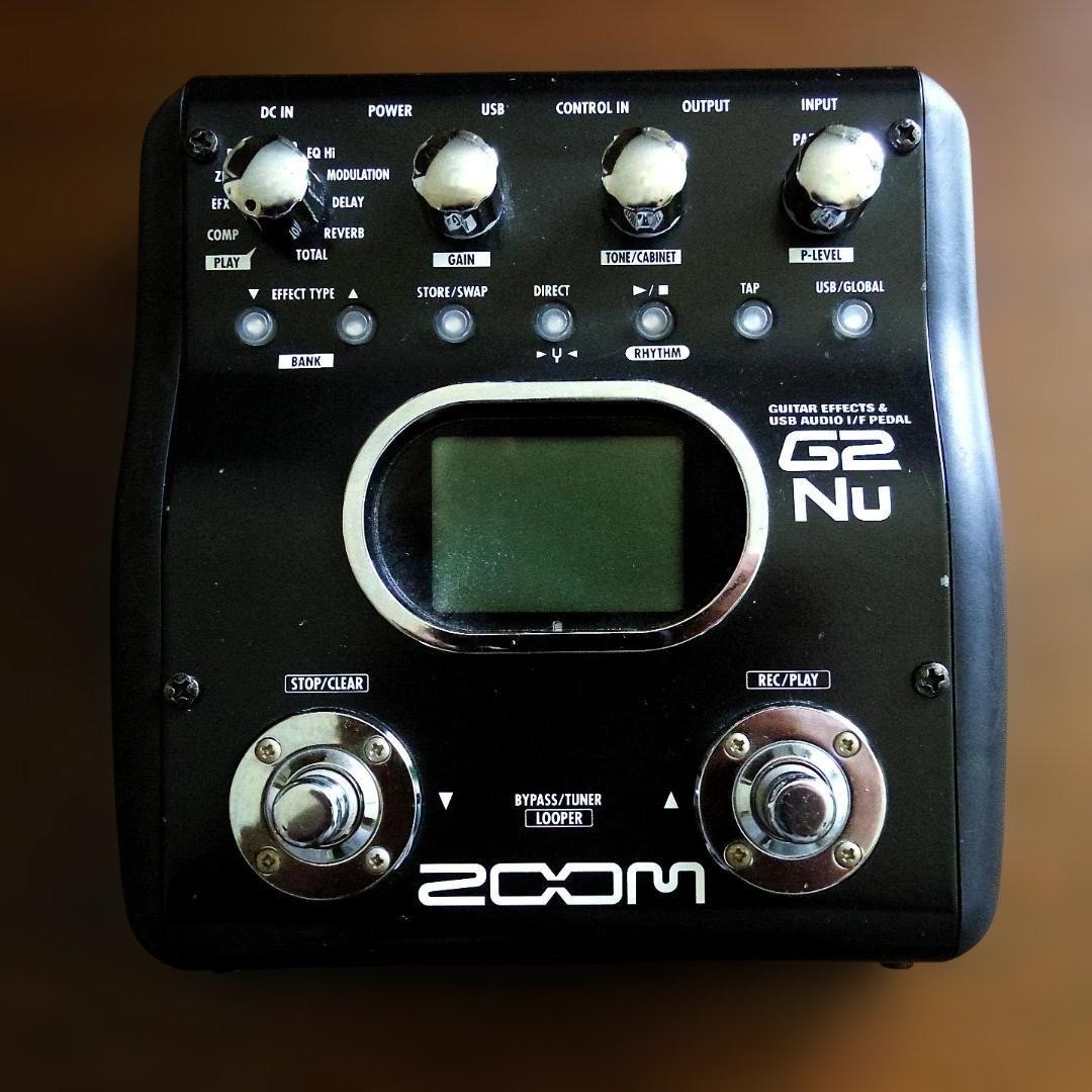 ZOOM G2NU Guitar Multi Effects Processor Audio Interface G2 NU G 2NU Tested