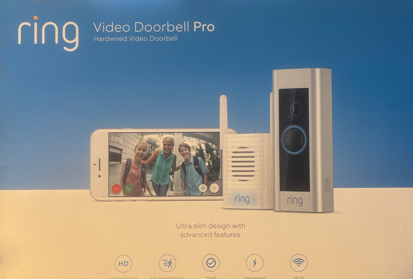 Ring Video Doorbell Pro Hardwired Video Wi-Fi Doorbell