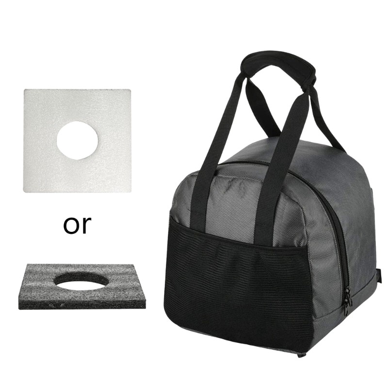 Single Ball Bowling Tote Bag with Padded Bowling Ball Holder Pocket Bowling Bag