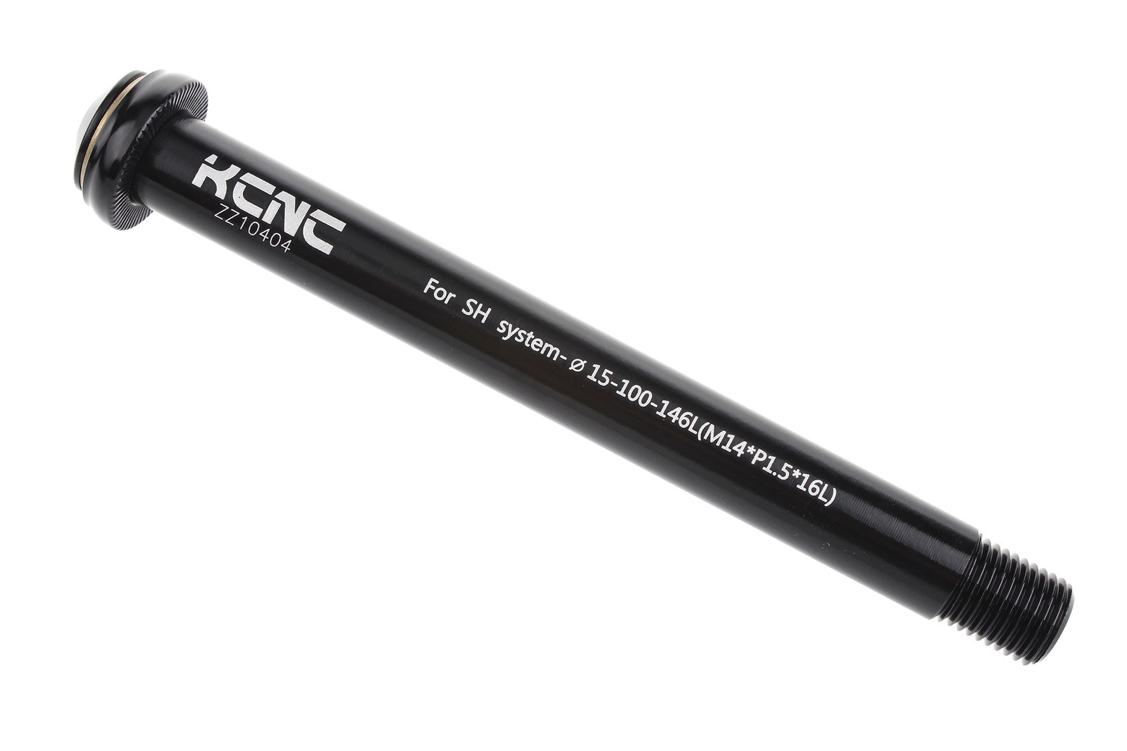 KCNC MTB Front Thru Axle 15x100 Fork Skewer Black Alloy M14x1.5 for Shimano FOX