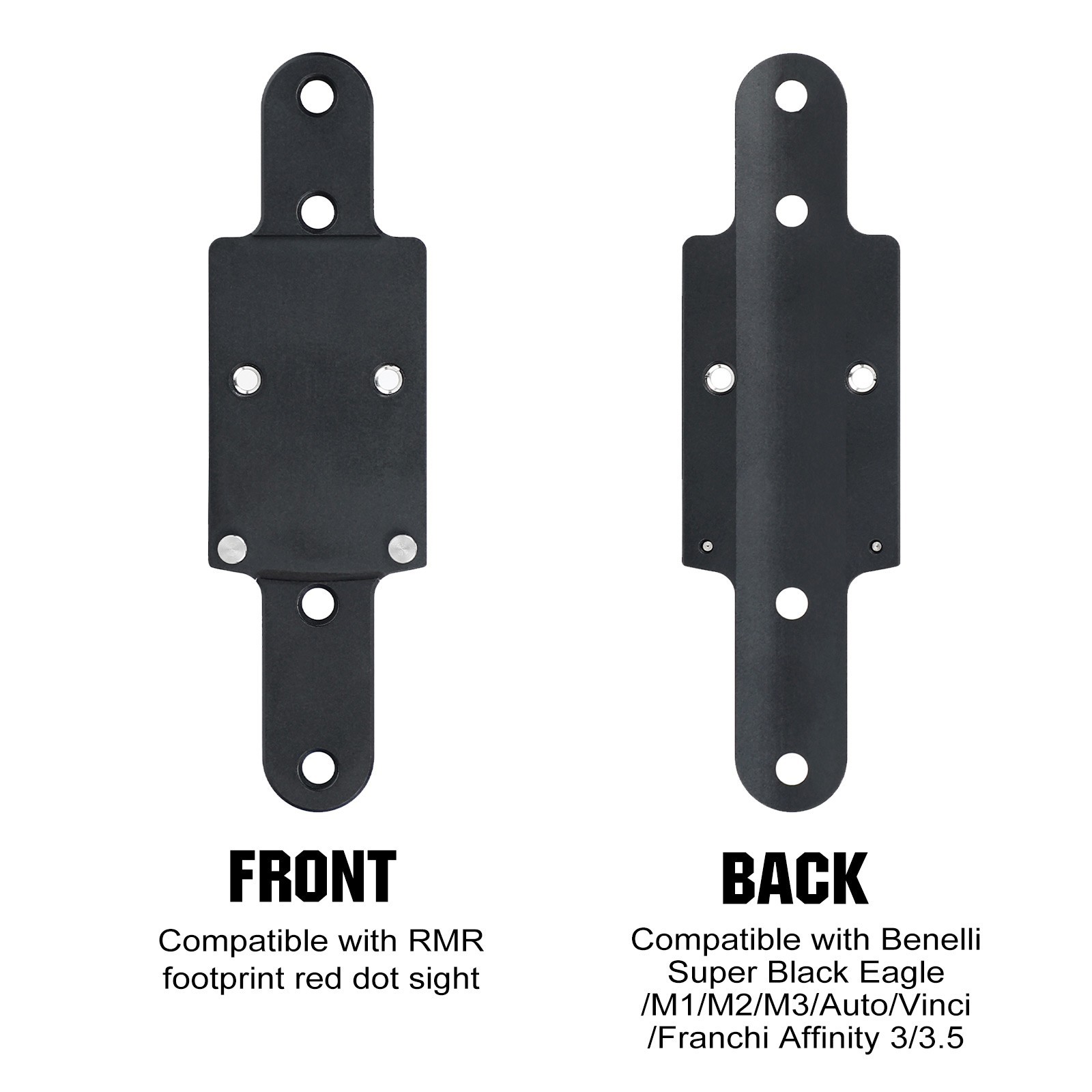 ohhunt Red Dot Mounting Plate fit Benelli M1 M2 fits RMR SRO 407C 507C RD U2/U4