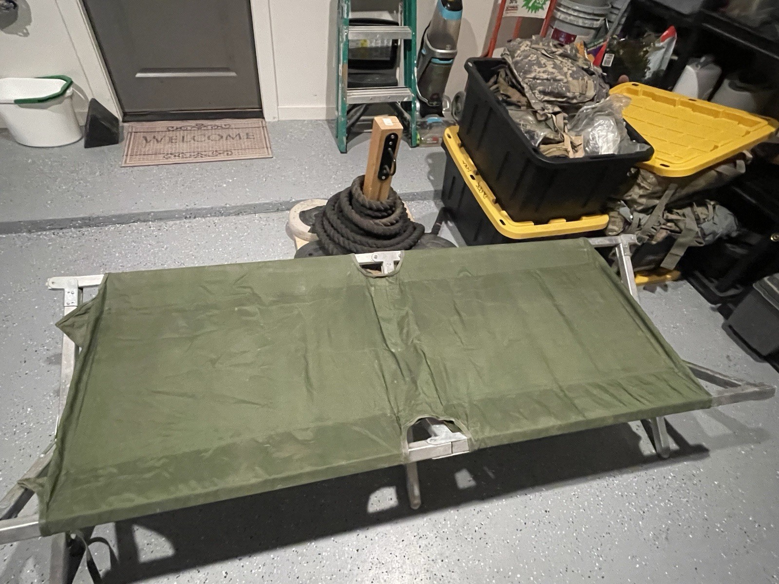 Military Cot Surplus 2-Pack with End Caps