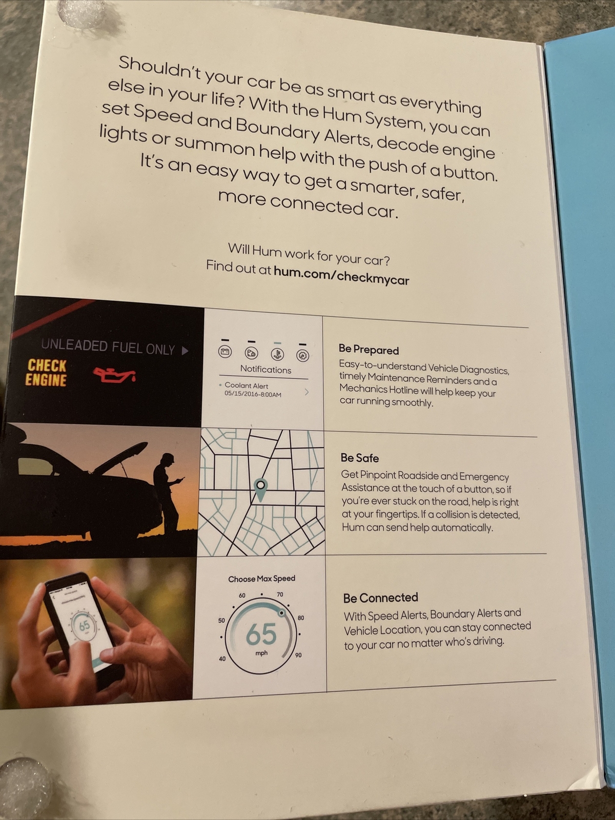 Hum by Verizon Vehicle Tracking and Diagnostic System
