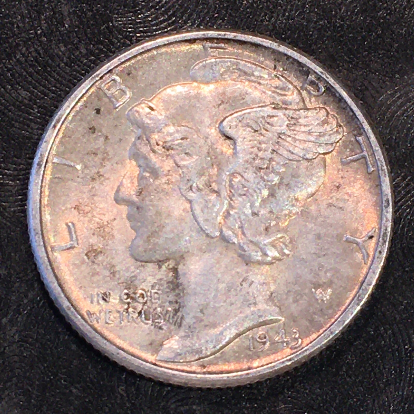1943 Silver Mercury Dime - High Quality Scans #P033