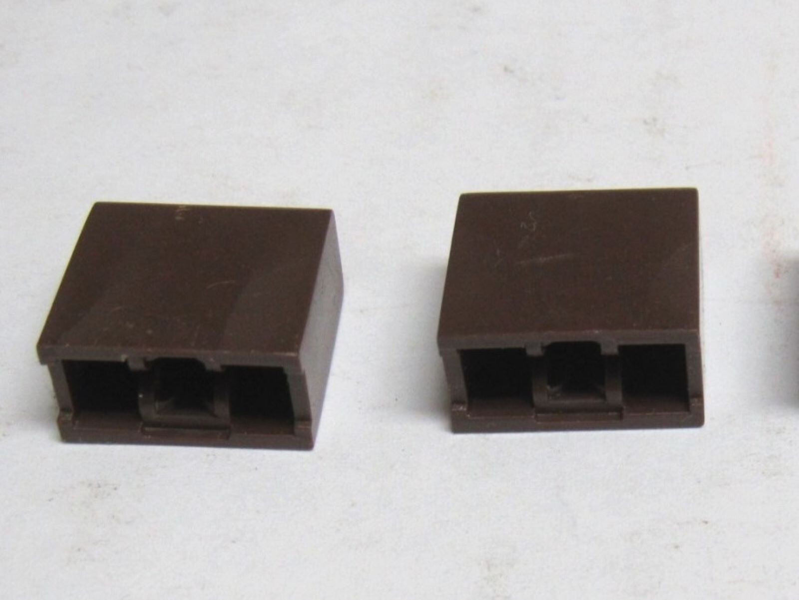 (2) M&S WALNUT Intercom Buttons N35W, N45W, N65RSW Glamour Caps