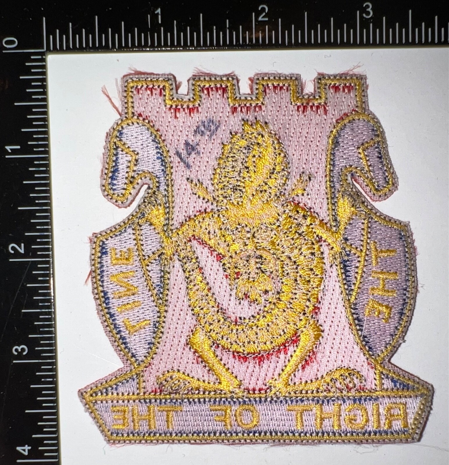 Cold War Era US Army 14th Infantry Regt US Made Pocket Patch