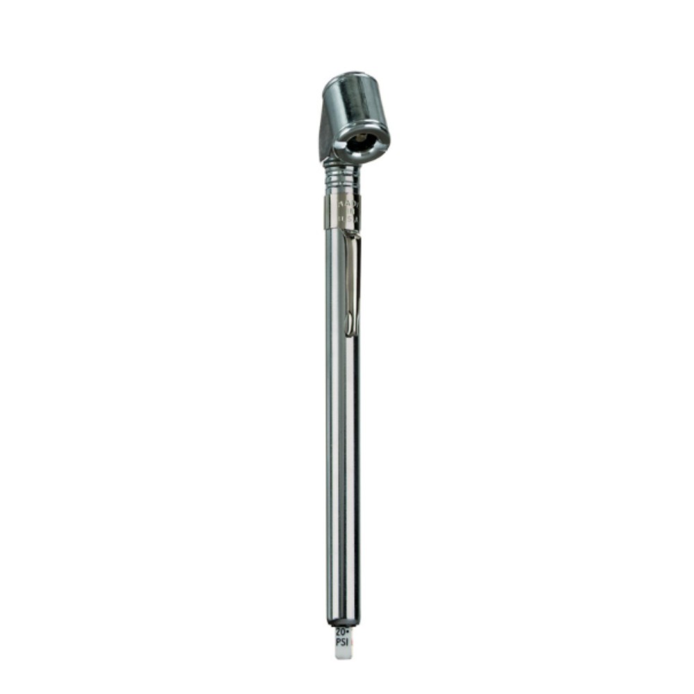 Tru-Flate 17-525 20 to 120 PSI Aluminum Pencil Type Dual Foot Tire Gauge