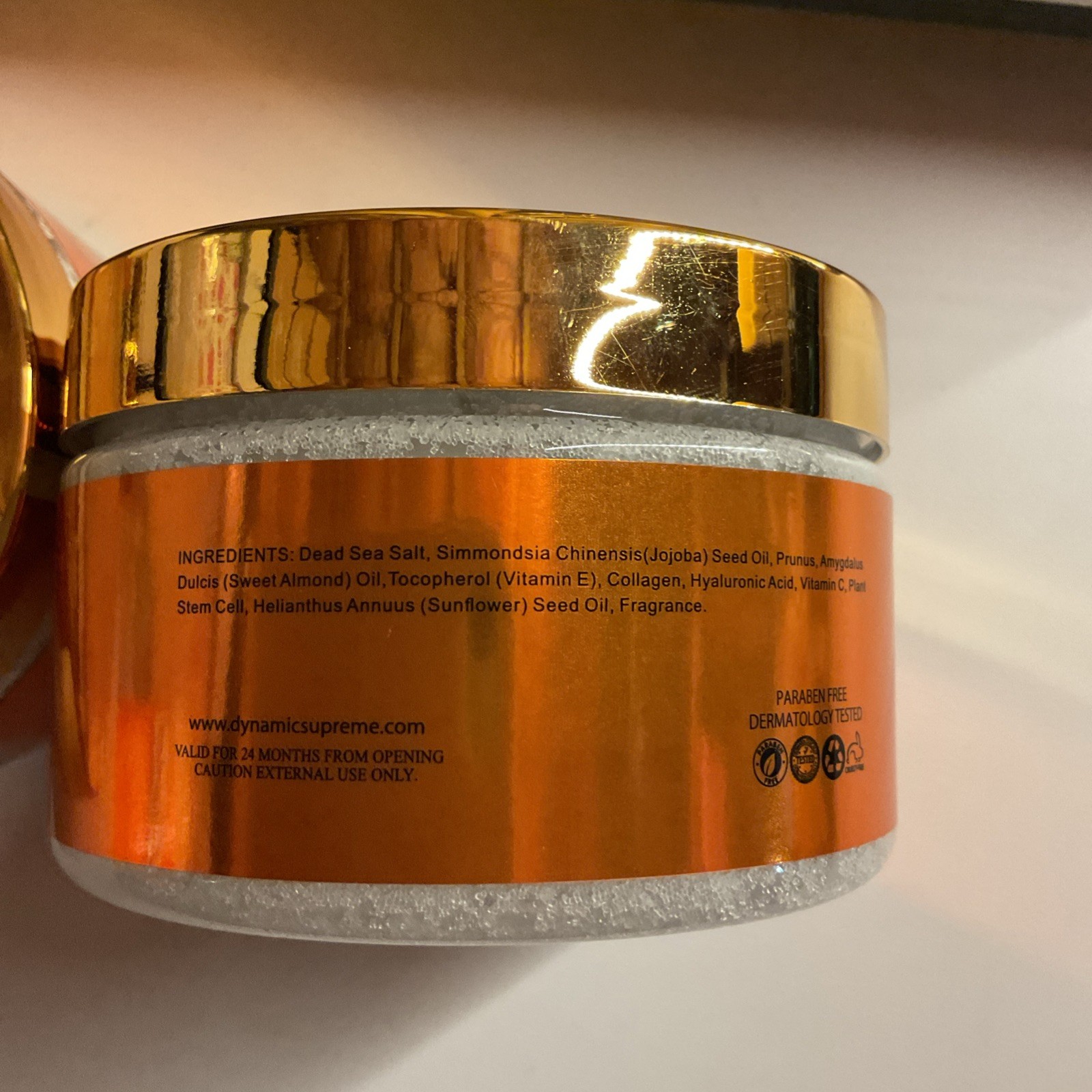 Dynamic Gemstone, Topaz, Radiance, Vitamin C Salt Scrub New