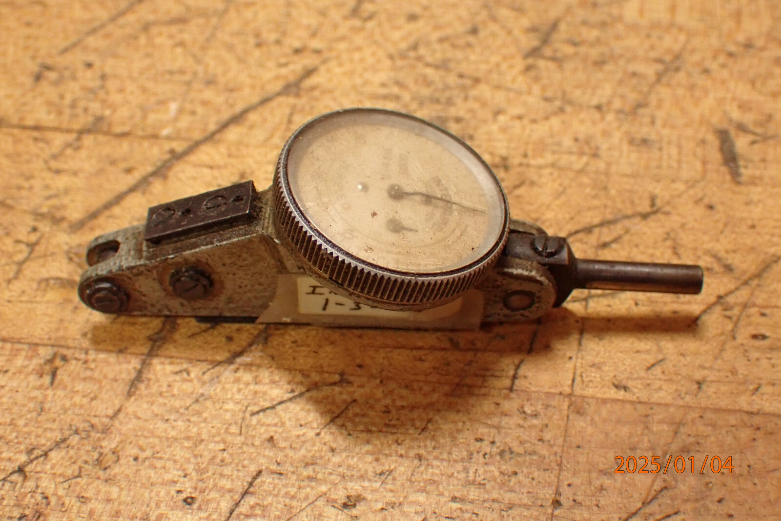 OLDER INTERAPID DIAL TEST INDICATOR 312B-2 MISSING CONTACT POINT