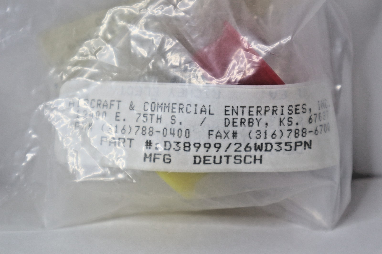 Deutsch D38999/26WD35PN Connector Kit