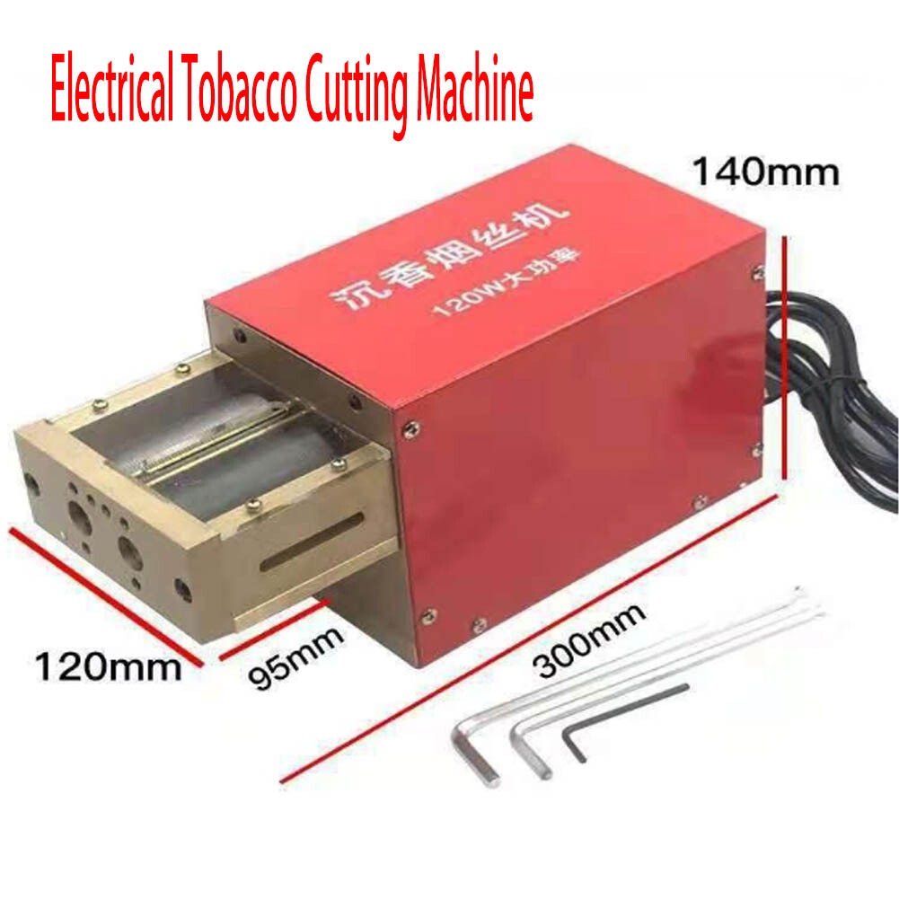 Electric Cutter Tobacco Cutting Shredding Machine Cigarette Shredder 110V