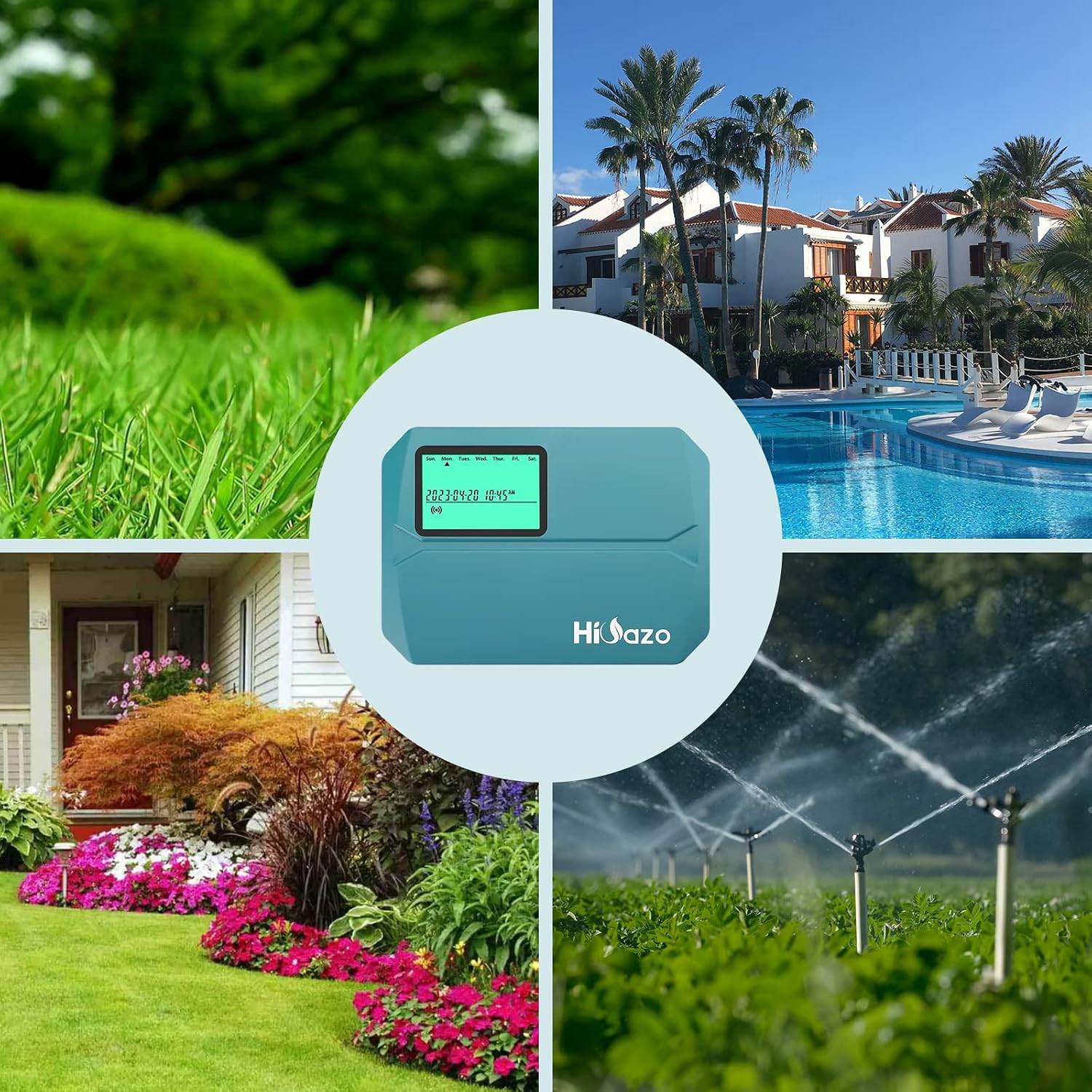 Smart Indoor Sprinkler Controller 8 Zone, Wifi Irrigation System Controller