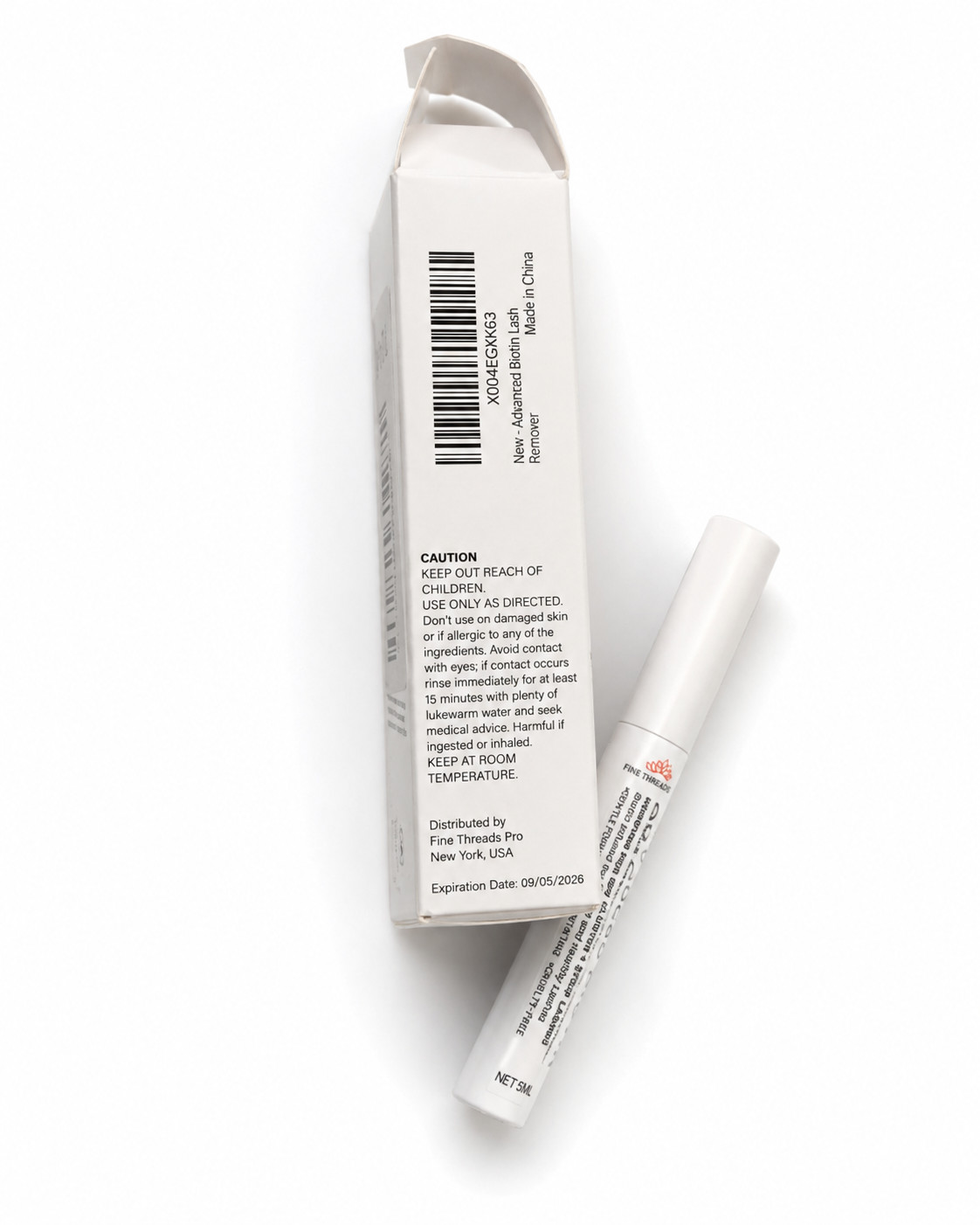 Fine Threads Pro Advanced Biotin Eyelash Remover Clear 5mL