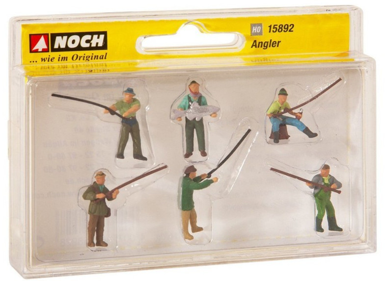 NOCH 15892 HO Scale Fishermen Figures