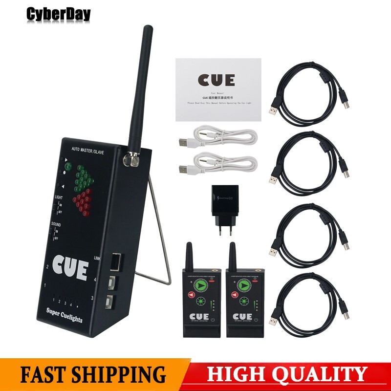 Super Cuelight Presenter Remote One Receiver and Two Transmitter for PowerPoint