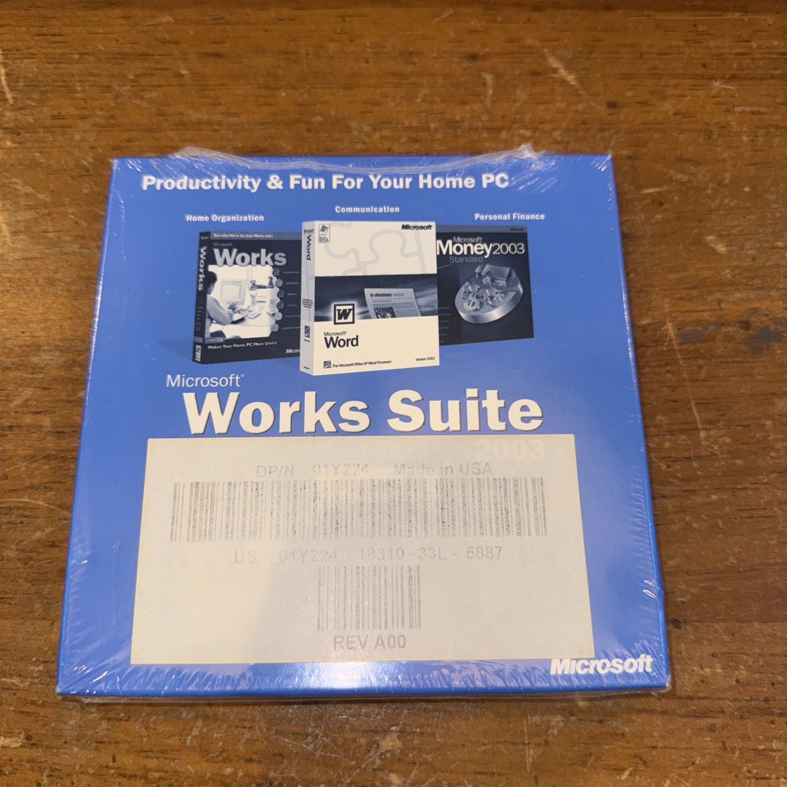 Microsoft Works Suite 2003 Software CD Brand New! Sealed!