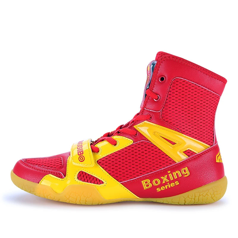 Professional Indoor Sports High Top Wrestling Boxing Shoes Men Training Sneakers