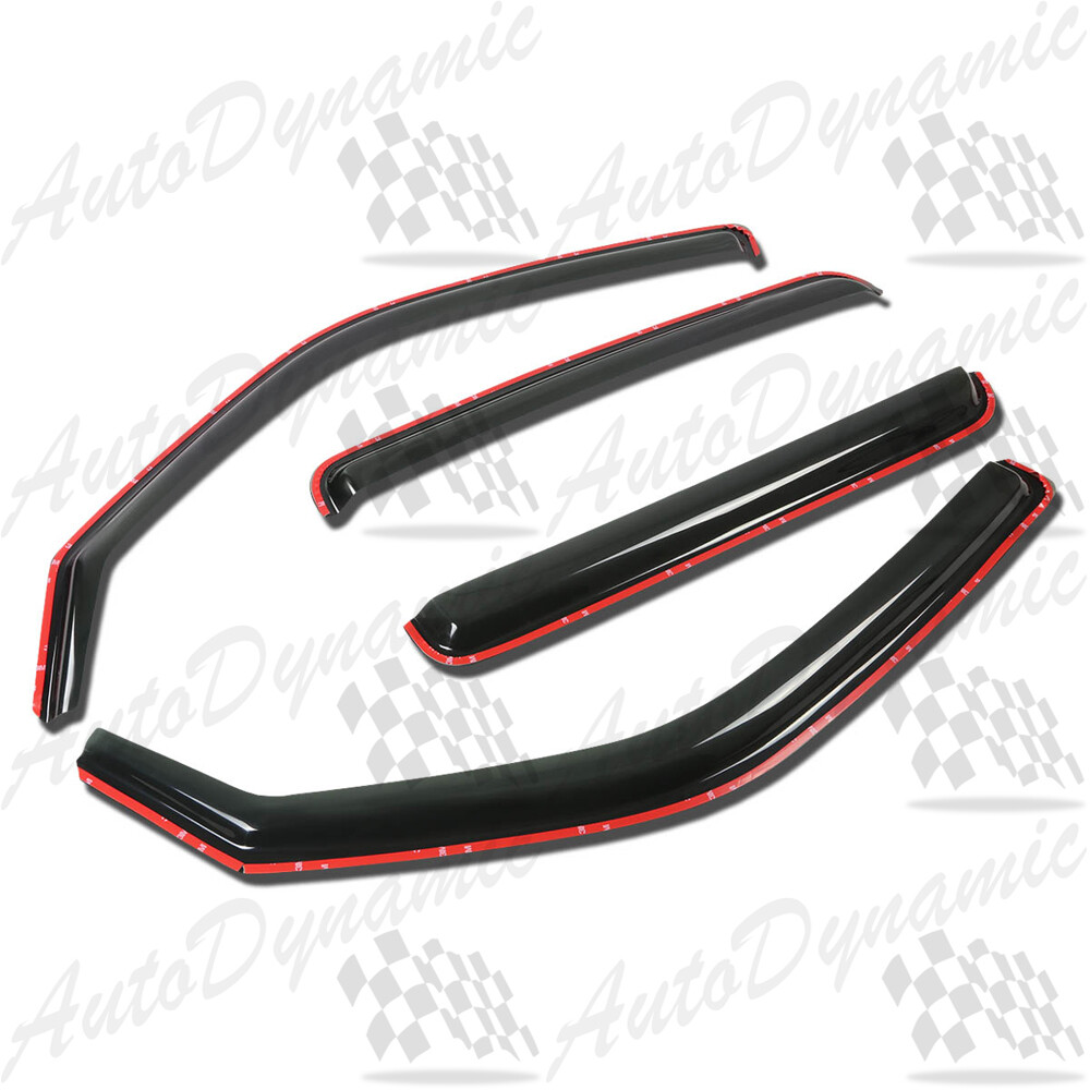 FOR 2006-2014 HONDA RIDGELINE IN-CHANNEL ACRYLIC WINDOW VISORS RAIN GUARDS 4P