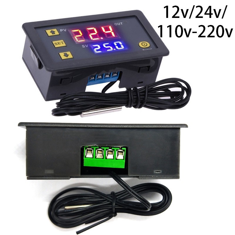 Digital Temperature Controller Thermostat Meter Temp Sensor Switch Regulator