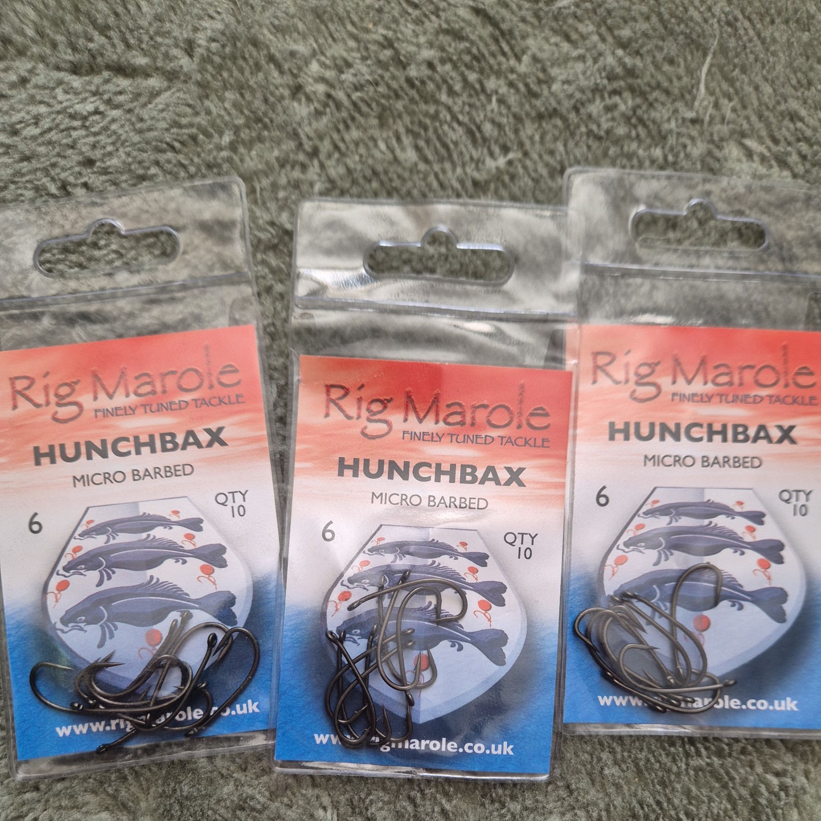 Rigmarole Hunchbak / Longshank Hooks - Size 6 - Carp Fishing