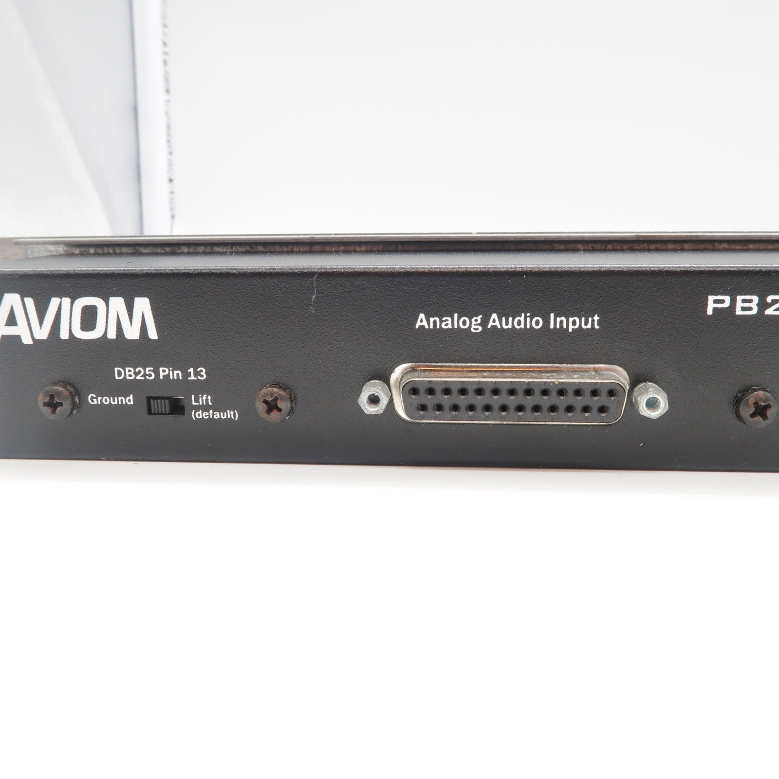 Aviom PB28 Patch Panel 2x 8-channel (28-XM-DB) modules