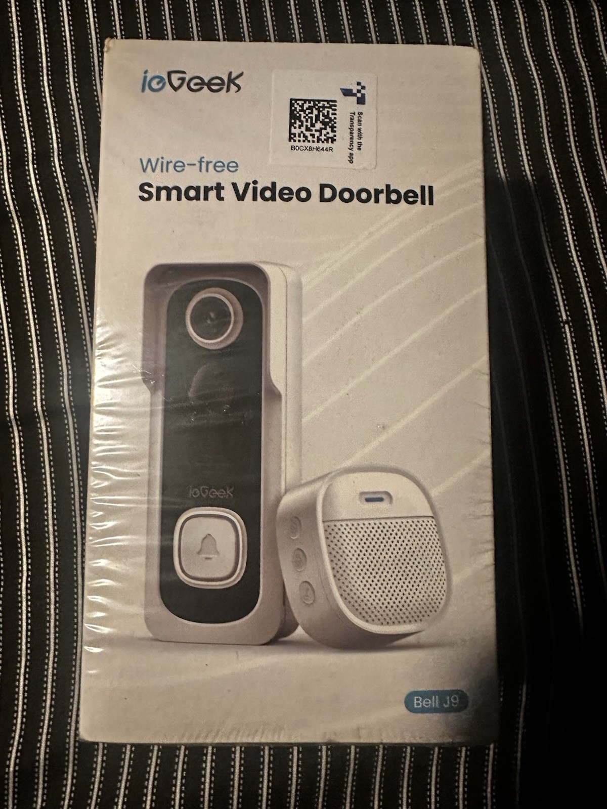 ieGeek Wireless Video Doorbell with Chime, Doorbell with Camera ,2-Way Audio,UK